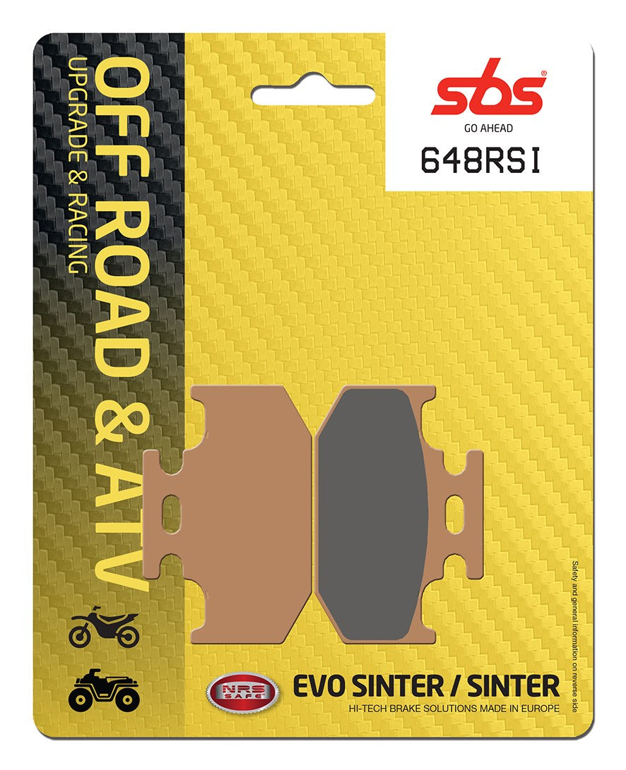 SBS FRICTION - Racing Sinter Off Road Rear Brake Pads - 648RSI-