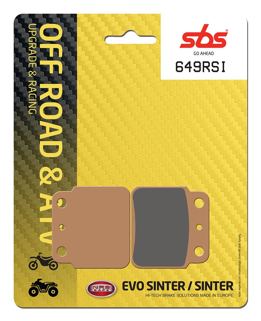 SBS FRICTION - Racing Sinter Off Road Rear Brake Pads - 649RSI-