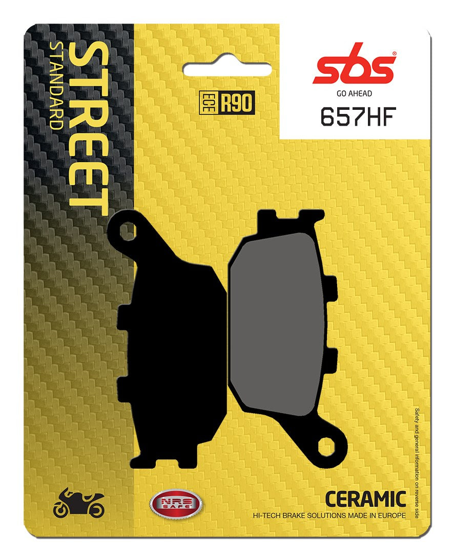 SBS FRICTION - Ceramic Rear Brake Pads (SBS 162) - 657HF-