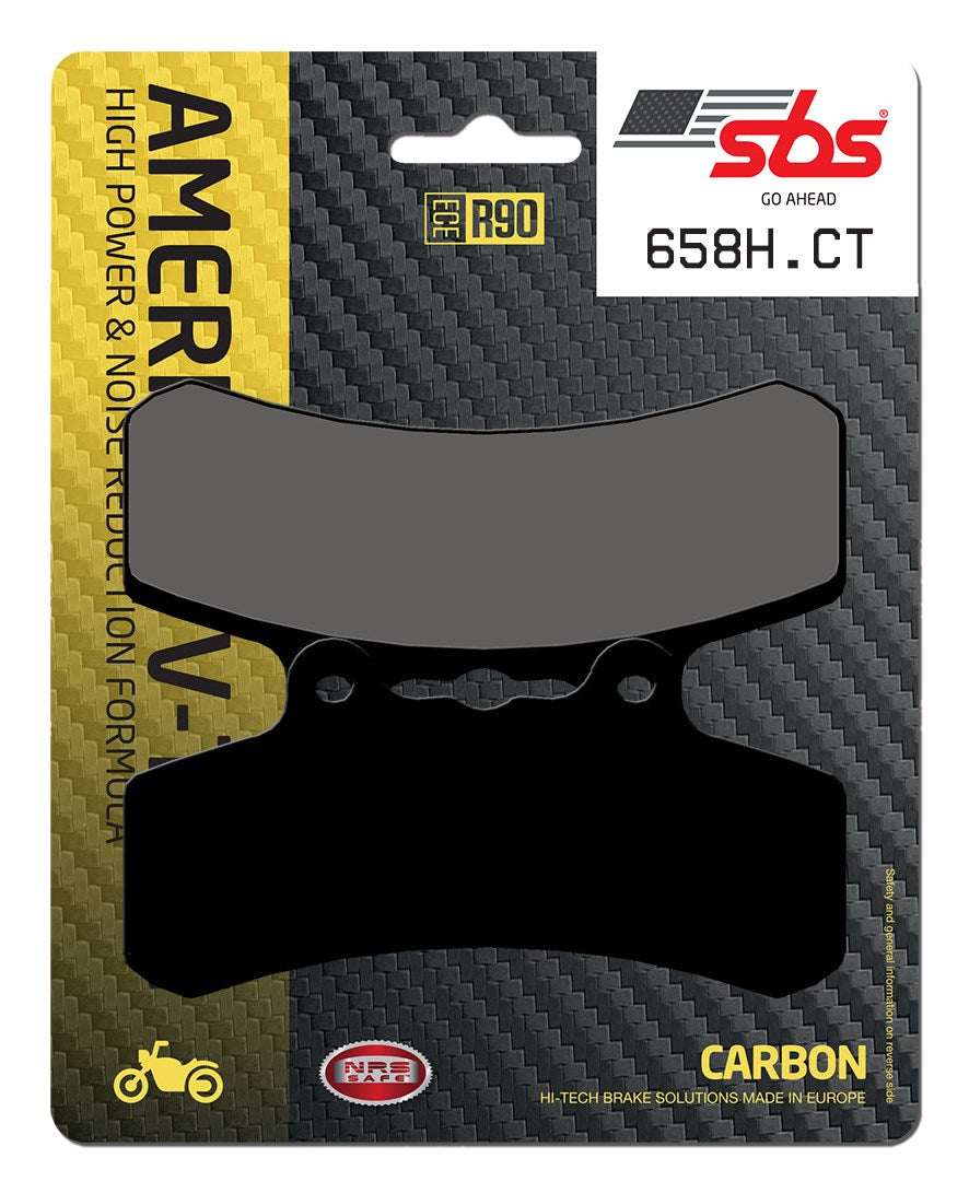 SBS FRICTION - Carbon Tech Front H-D Brake Pads - 658H.CT-