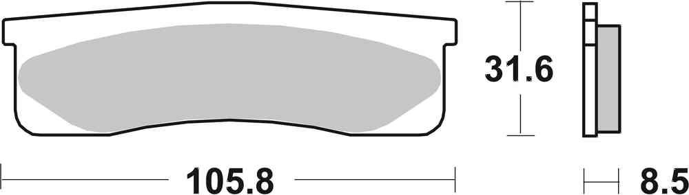 SBS FRICTION - Carbon Tech Racing Rear Brake Pads - 660RQ-
