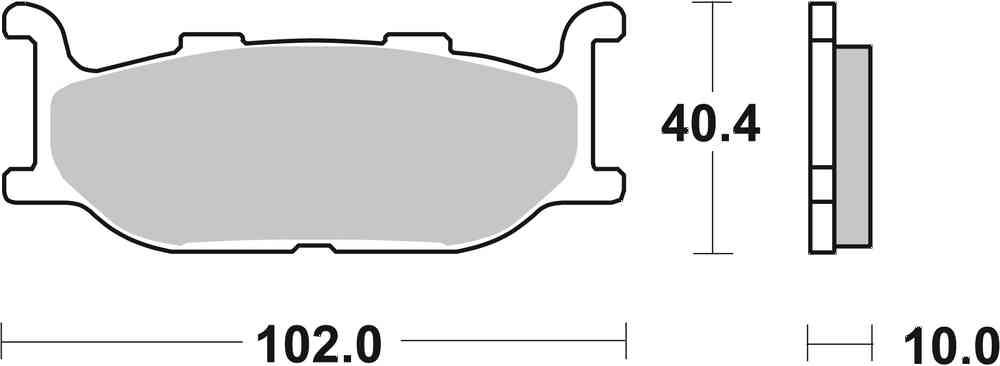 SBS FRICTION - Sinter Front Brake Pads (SBS 170) - 663HS-