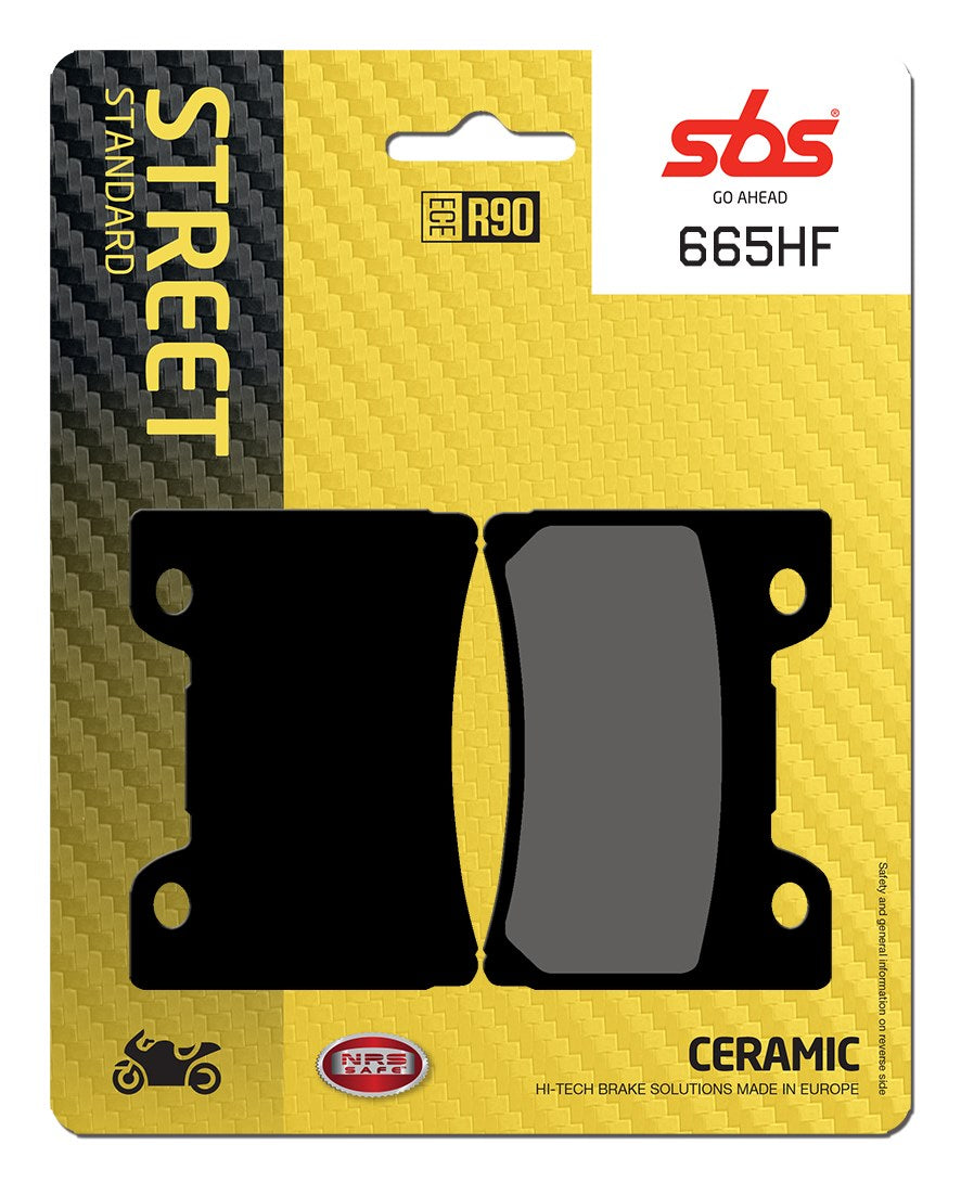 SBS FRICTION - Ceramic Front Brake Pads - 665HF-