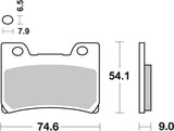SBS FRICTION - Sinter Front Brake Pads - 665HS-
