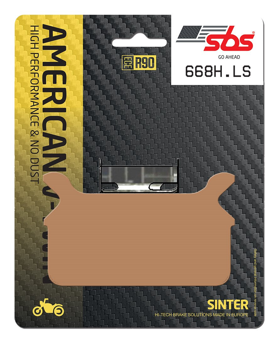 SBS FRICTION - Sinter Rear H-D Brake Pads - 668H.LS-