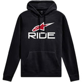 RIDE HOODIE V3 BLACK/WHITE/RED (1232)
