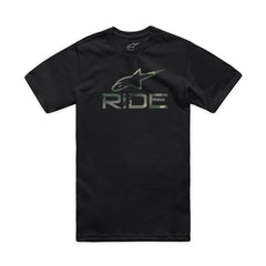 RIDE 4.0 CAMO CSF TEE BLACK (0010)