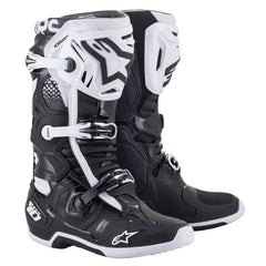 TECH 10 (MY20) BOOTS BLACK WHITE (0012)