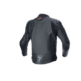 GP PLUS R V4 AIRFLOW LEATHER JACKET BLACK BLACK (1100)