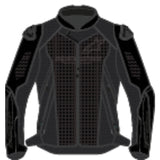 FASTER V3 AIR LEATHER JACKET BLACK BLACK (1100)