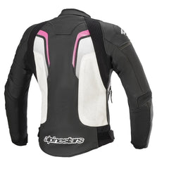 Womens GP Plus R V3 Air LTH JKT Black White Fuchsia (1239)