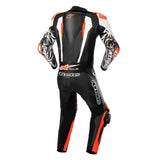 RACING ABSOLUTE V2 1 PC SUIT BLACK WHITE RED FLURO (1231)