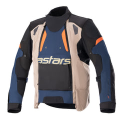 Halo Drystar ADV Jacket Darkblue Darkhaki Flameorange (7194)