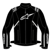 WOMENS T SPS V2 WP JACKET BLACK WHITE (0012)