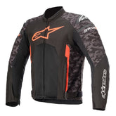T GP PLUS R V3 AIR JKT BLACK CAMO RED-FLURO (0994)