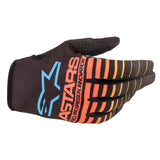 2022 YOUTH RADAR GLOVES BLACK/FLURO YELLOW/CORAL (1534)