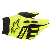 2022-2025 YOUTH FULL BORE GLOVES FLURO-YELLOW BLACK (0551)