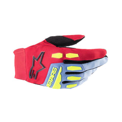 2022-2025 Youth Full Bore Gloves Lightblue Red Berry Black (7067)