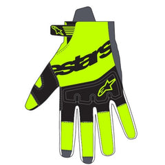 2025-2026 TECHSTAR GLOVES BLACK FLURO-YELLOW (0155)
