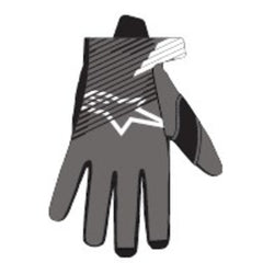 2025-2026 RADAR PRO GLOVES BLACK (0010)