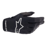 2023 RADAR GLOVES BLACK BRUSHED SILVER (1419)