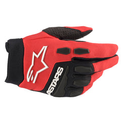 2022-2025 FULL BORE GLOVES BRIGHT-RED BLACK (3031)