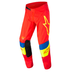 2022 TECHSTAR QUARDO PANTS RED/YELLOW/FLURO BLUE (3057)