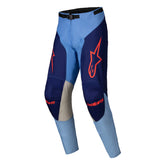 2025 RACER OCURI PANTS BLUE BLACK FLURO ORANGE (7214)