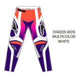 2025 YOUTH RACER WURX PANTS MULTI-COLOR WHITE (9229)