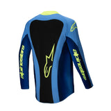 2025 TECHSTAR MELT JERSEY FLURO-YELLOW BLUE (0557)
