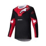 2025 RACER VEIL JERSEY BLACK BRIGHT RED (1303)