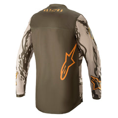 2022 RACER TACTICAL JERSEY MILITARY SAND/CAMO/TANGERINE (6840)