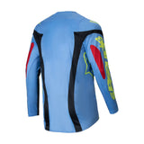 2025 RACER OCURI JERSEY BLUE RED FLURO YELLOW (7355)