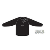2025-2026 YOUTH RACER GRAPHITE JERSEY BLACK GRAY (0106)