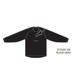 2025-2026 YOUTH RACER GRAPHITE JERSEY BLACK GRAY (0106)