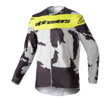 2023 YOUTH RACER TACTICAL JERSEY CAST GRAY CAMO YELLOWFLURO (9255)