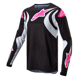 2024 WOMENS FLUID JERSEY BLACK WHITE (0012)