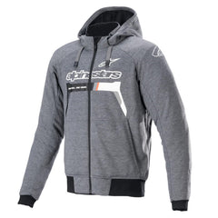 Chrome Ignition Hoodie Melange Dark-Gray White (9162)