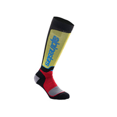 MX PLUS SOCKS BLACK RED LIGHTBLUE (1212)