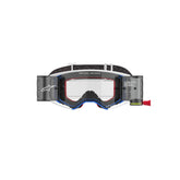 SUPERTECH CORP GOGGLE | BLUE ORANGE (7316) | CLEAR LENS ROLL OFF