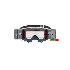SUPERTECH CORP GOGGLE | BLUE ORANGE (7316) | CLEAR LENS ROLL OFF