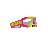 VISION 5 WORDMARK GOGGLE | PINK FLURO YELLOW (3121) | CLEAR LENS