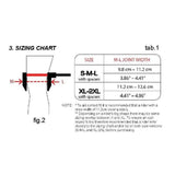 FLUID TECH LEFT KNEE BRACE | Anthracite Red White 58 S/M/L with spacers