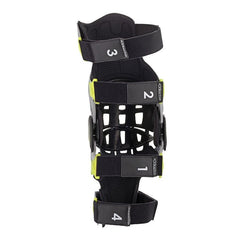 BIONIC 7 KNEE BRACE SET SILVER FLURO YELLOW (0195)