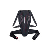NUCLEON PLASMA BACK PROTECTOR WITH STRAP BLACK WHITE RED (0123)