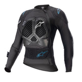 2023 STELLA BIONIC ACTION V2 PROTECTION JACKET BLACK CYAN (1079)