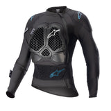 2023 STELLA BIONIC ACTION V2 PROTECTION JACKET BLACK CYAN (1079)