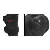 BIONIC ACTION YOUTH KNEE PROTECTOR | BLACK RED One Size