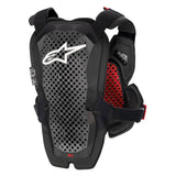 A1 (MY23) CHEST GUARD ANTHRACITE BLACK RED (1431)