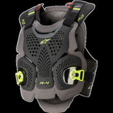 A4 MAX CHEST PROTECTOR | BLACK ANTHRACITE YELLOW FLURO / XL-2XL
